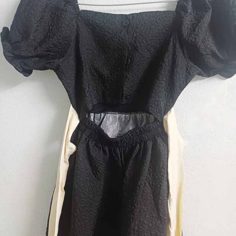 VÁY ĐẦM BÈO XINH CÓ THẮT NƠ HỞ LƯNG NỮ 740039