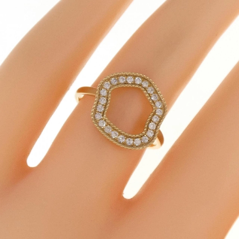 Nhẫn kim cương K18YG 0.19CT - Hàng hiệu Authentic 860382