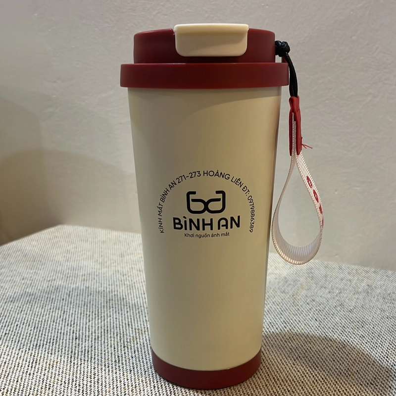 Bình giữ nhiệt Inox có ống hút 550362