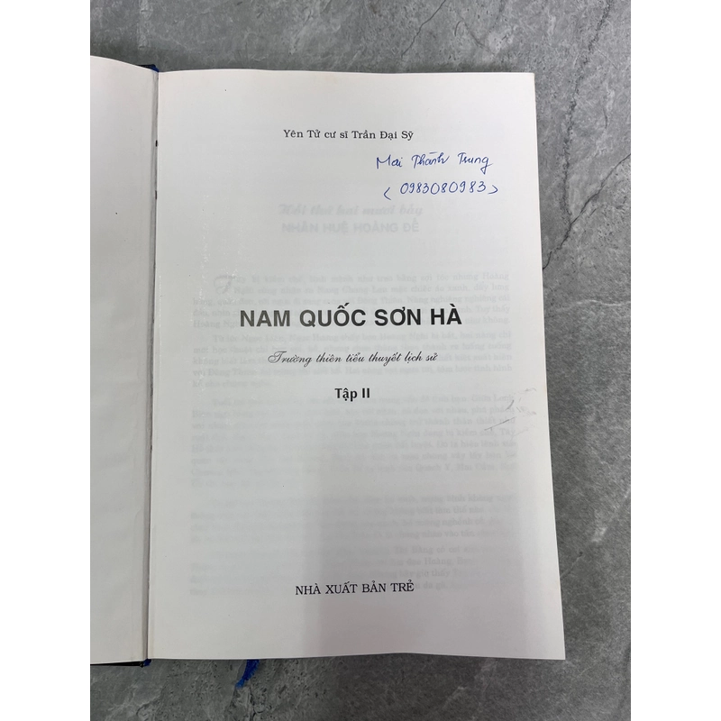 NAM QUỐC SƠN HÀ - TRƯỜNG THIÊN TIỂU THUYẾT LỊCH SỬ  387539