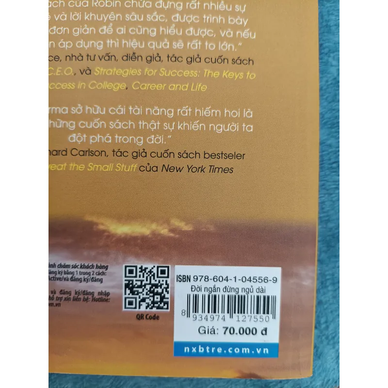 Đời ngắn đừng ngủ dài - Kèm tranh- Robin Sharma 1029949