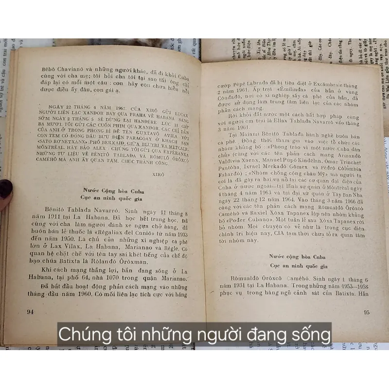 Truyện tình báo Cuba: CHÚNG TÔI NHỮNG NGƯỜI ĐANG SỐNG 702973