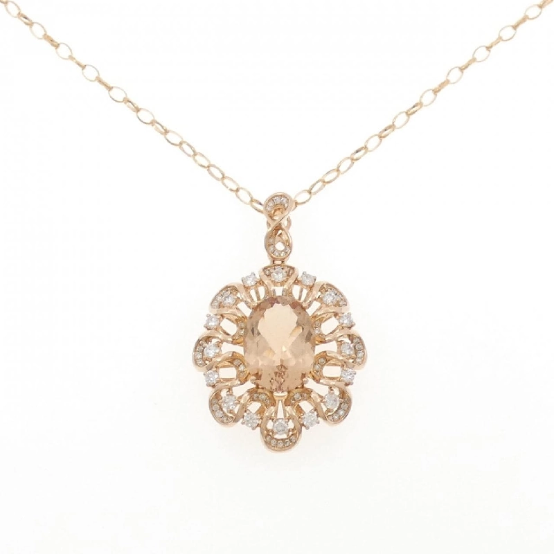 K18PG Beryl Necklace 5.39CT - Hàng hiệu Authentic 857322