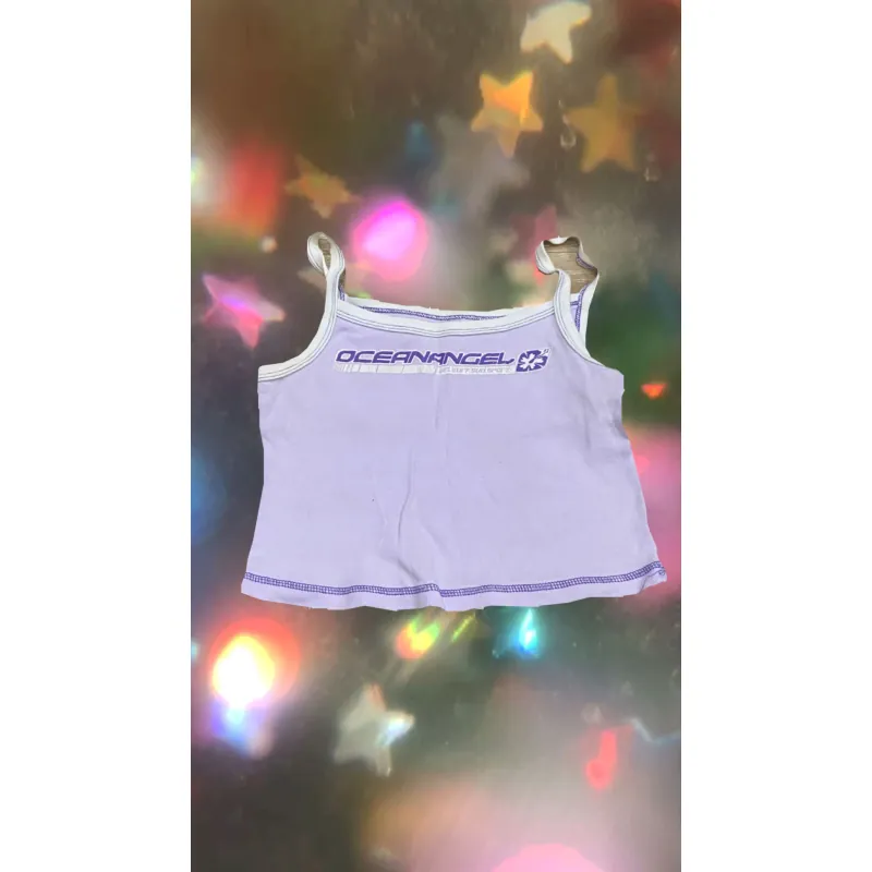 ÁO HAI DÂY Y2K TÍM LỊM 1022263