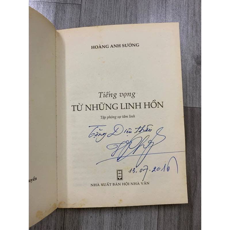 Tiếng vọng từ những linh hồn - hoàng anh sướng. 999 458324