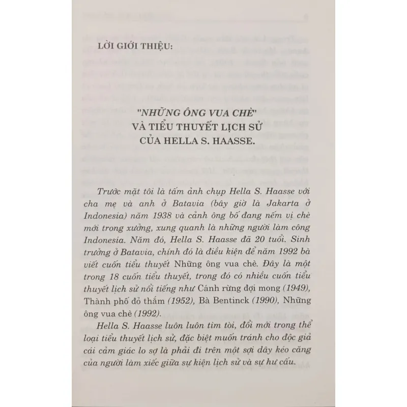 Những ông vua chè (Haasse) 934467