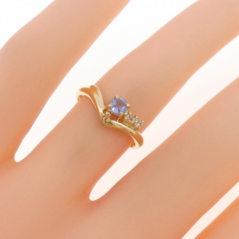 Nhẫn Sapphire K18YG - Hàng hiệu Chính hãng 850243