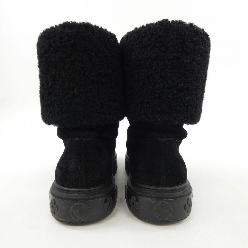 Giày bốt LOUIS VUITTON logo da lộn dòng Snowdrop - Hàng hiệu Authentic 828002