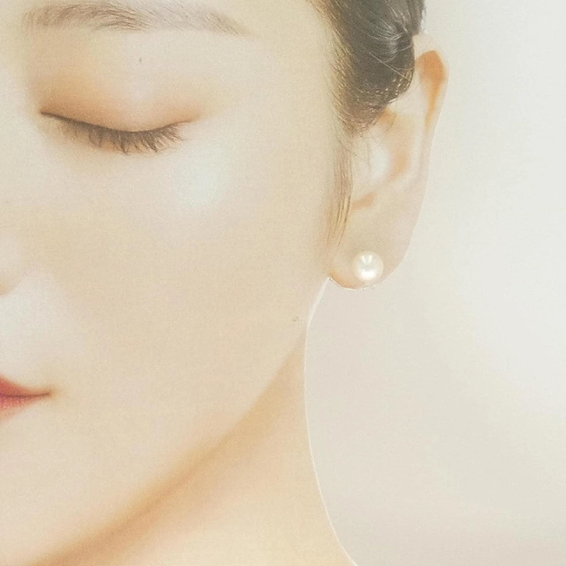 K14WG Bông tai ngọc trai Akoya 7.6mm - Hàng hiệu Chính hãng 870072