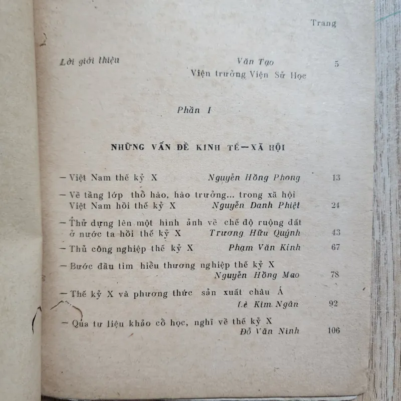 Thế kỷ X những vấn đề lịch sử | viện sử học | 1984 1000007