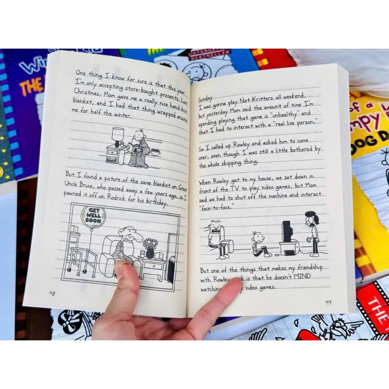 Sách  - Diary Of A Wimpy Kid - Nhật Ký Chú Bé Nhút Nhát (trọn bộ 24 cuốn) Kèm file ngh 755961