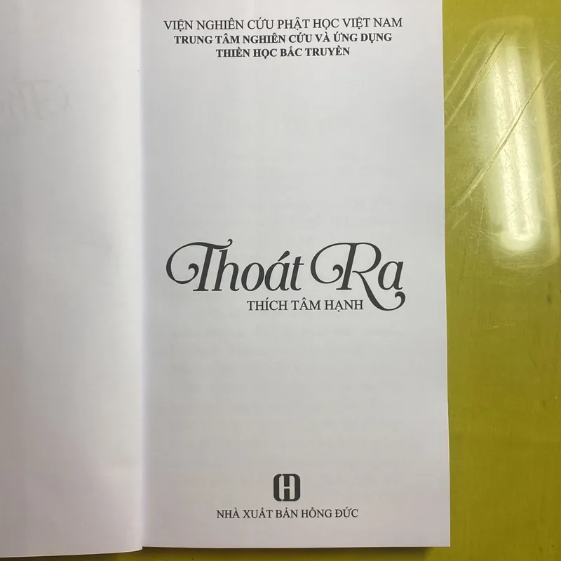 Thoát ra - HT Thích Tâm Hạnh - TV Trúc Lâm Bạch Mã 607845