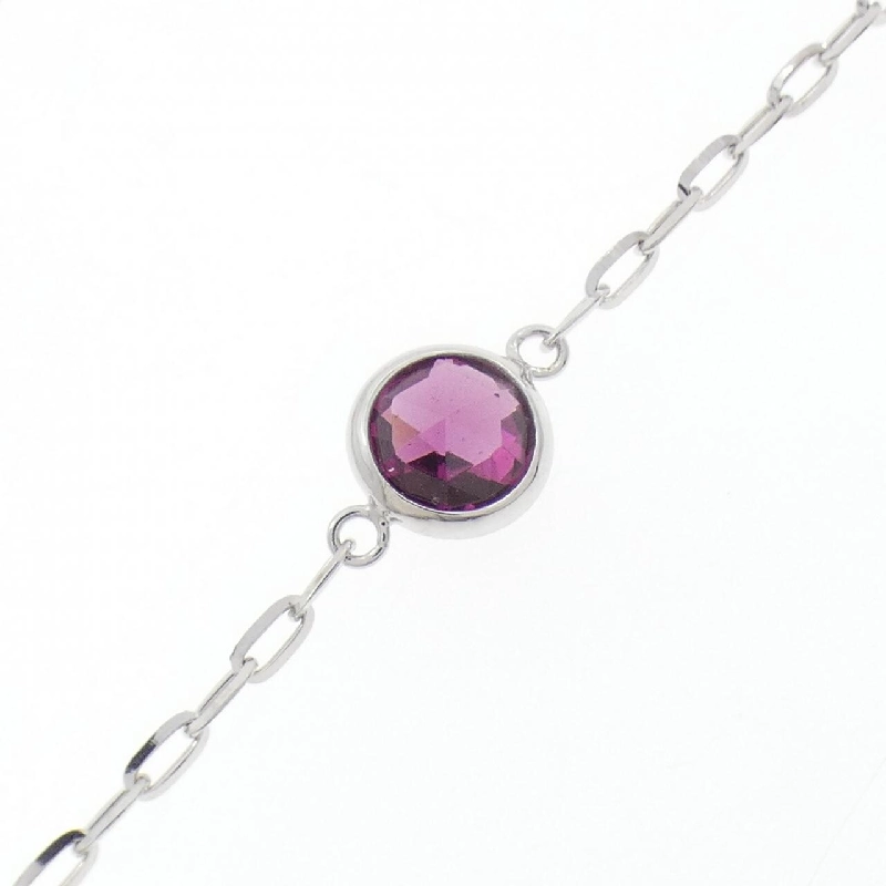 K18WG Mặt dây chuyền đá màu - Hàng hiệu Chính hãng 857445