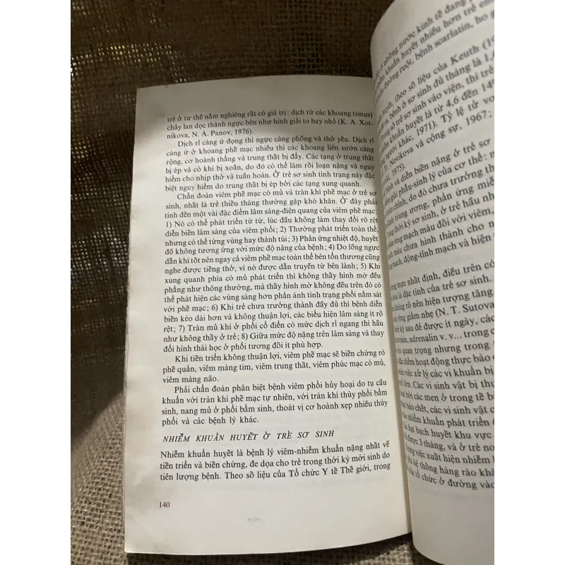 E. TR. NOVIKOVA G.P. POLIAKOVA BỆNH LÝ NHIỄM KHUẤN Ở BÀO THAI VÀ TRẺ SƠ SINH 926163