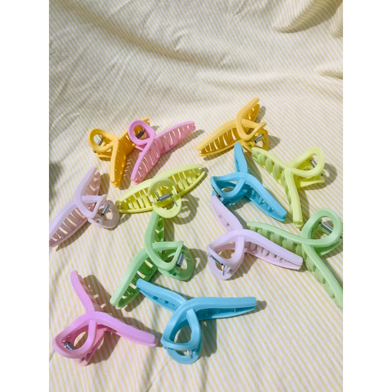 Kẹp tóc màu pastel lớn & nhỏ 520063