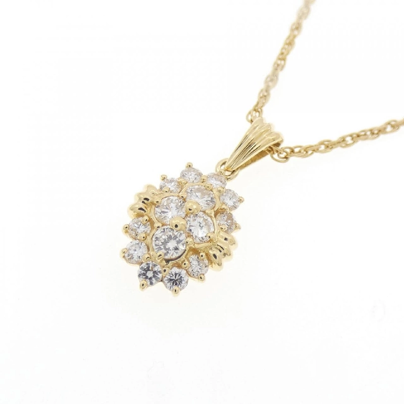 K18YG Dây chuyền kim cương 0.50CT - Hàng hiệu Chính hãng 858403