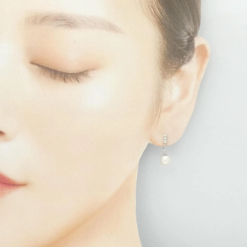 K14WG Bông tai ngọc trai Akoya 6.0mm - Hàng hiệu Chính hãng 873800