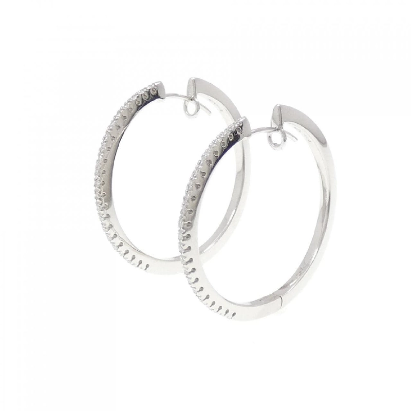 Bông tai kim cương 750WG 0.21CT - Hàng hiệu Chính hãng 869793