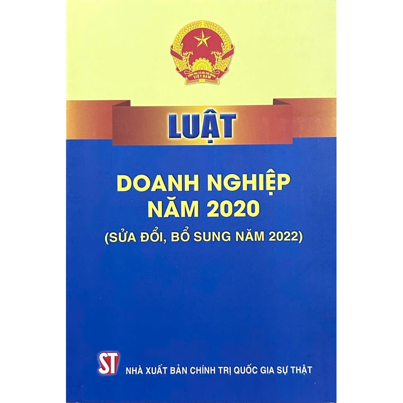 Luật Doanh Nghiệp Năm 2020 (Sửa Đổi, Bổ Sung Năm 2022) 302364