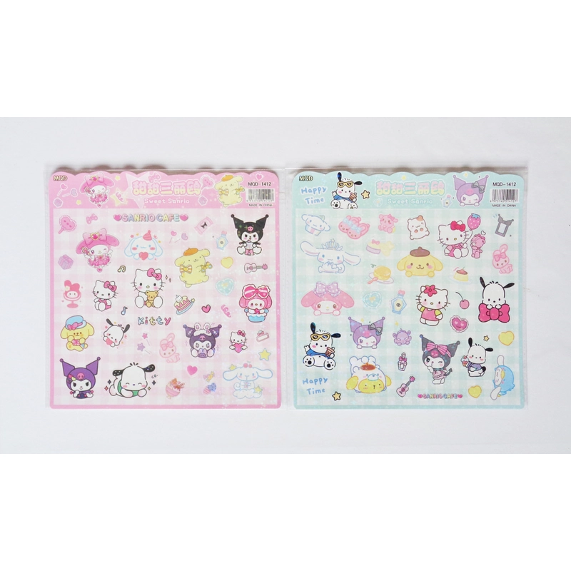 Set 02 tờ miếng dán Sticker Sweet Sanrio nhãn dán nhân vật hoạt hình Kawaii Sanrio (SS 02) 352692