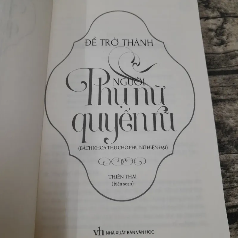 Cẩm nang Phụ nữ hiện đại- Để trở thành người Phụ nữ quyến rũ. Tg Thiên Thai 762795