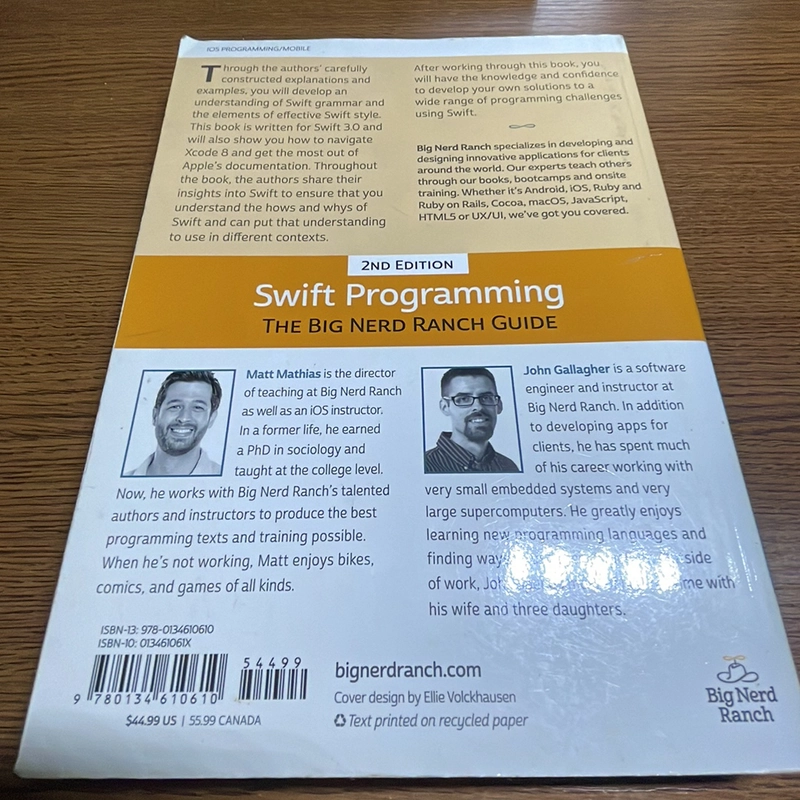 Swift Prgramming The big nerd ranch guide Matthew Mathias and John Gallagher 380713