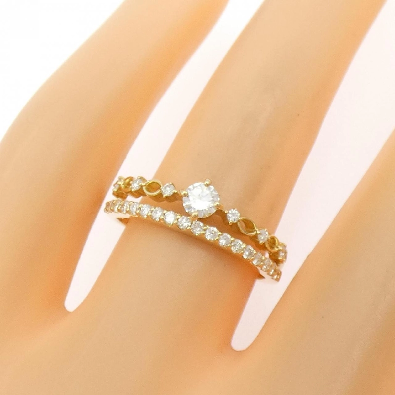 Nhẫn kim cương K18YG 0.40CT - Hàng hiệu Chính hãng 852574