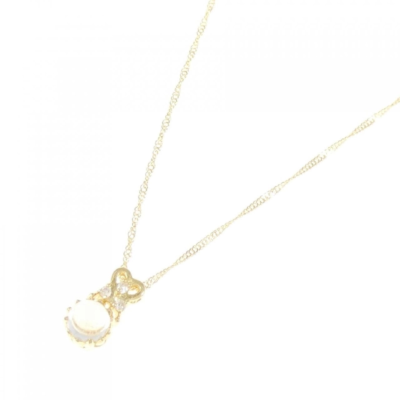 K18YG Dây chuyền đá mặt trăng - Hàng hiệu Chính hãng 857650