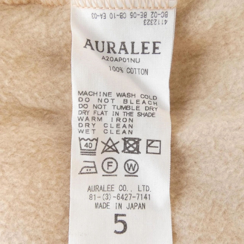 AURALEE A20AP01NU Sweat - Hàng hiệu Authentic 896678