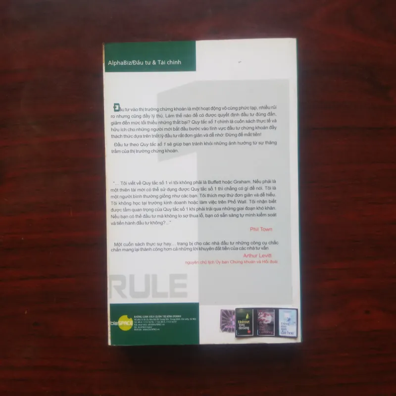 [Sách Chứng Khoán] Quy Tắc Số 1 (Phil Town) 974097