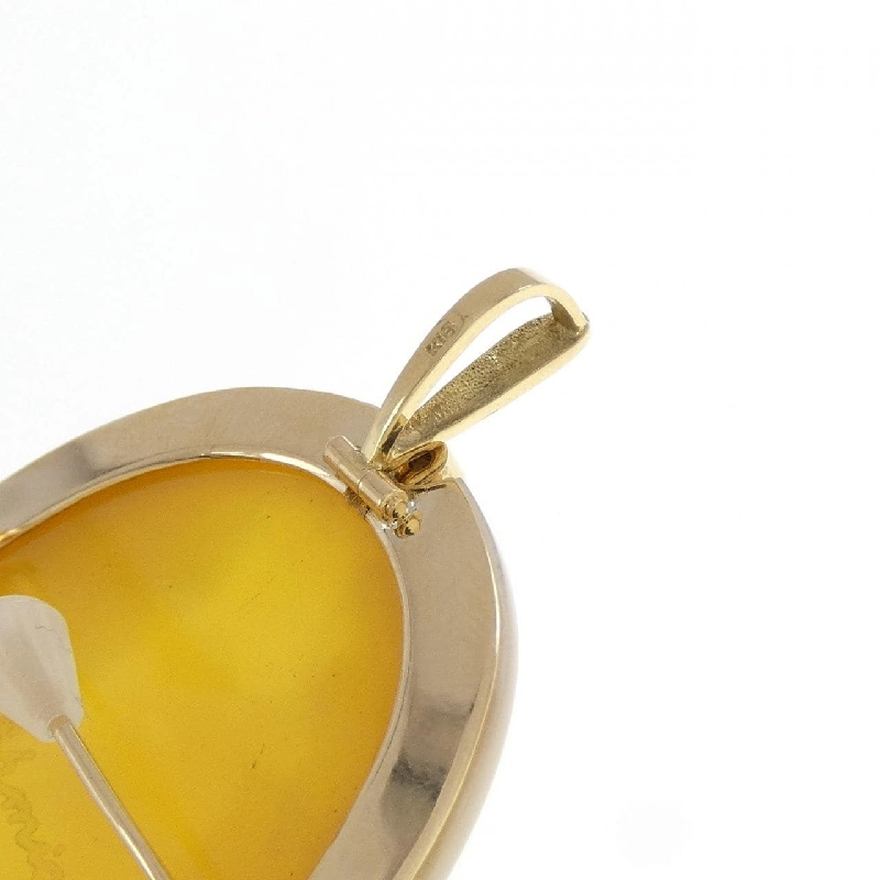 K18YG Mặt đá ngọc bích Brooch - Hàng hiệu Chính hãng 873791