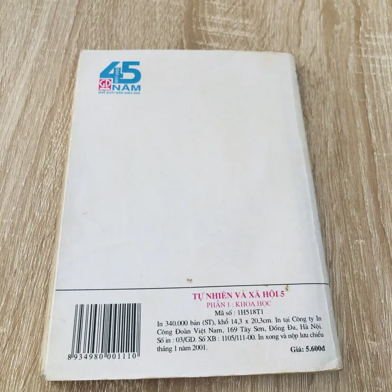 TỰ NHIÊN VÀ XÃ HỘI 5 971910