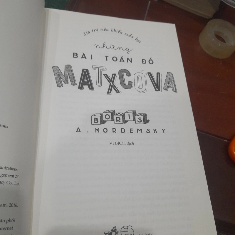 359 trò tiêu khiển toán học, những BÀI TOÁN ĐỐ MATXCƠVA 279280