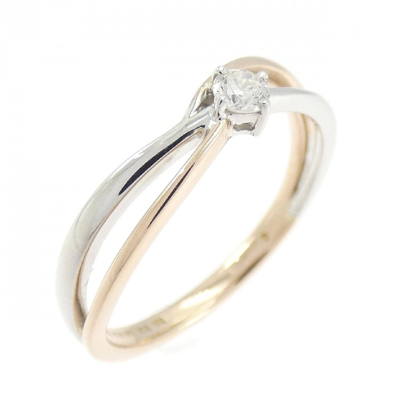 Nhẫn kim cương K18PG/K18WG - Hàng hiệu Authentic 852557