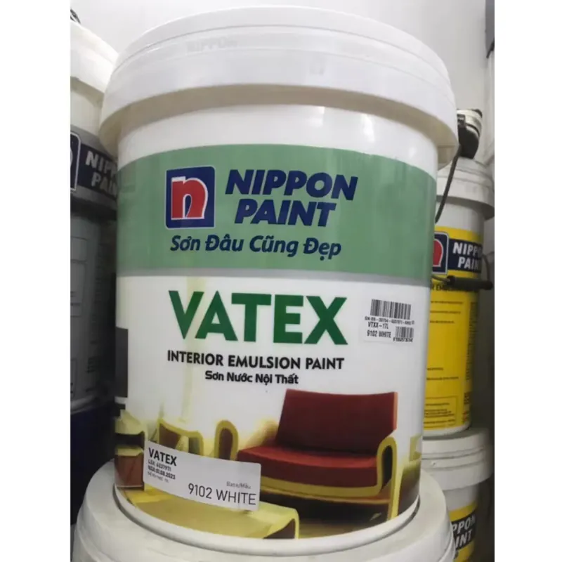 Sơn Nippon Vatex 9102 ( mầu trắng ) 17 lít / 1 thùng 934939