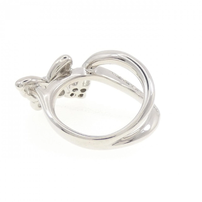 Nhẫn hồng ngọc hình bướm × hoa K18WG 0.31CT 672572