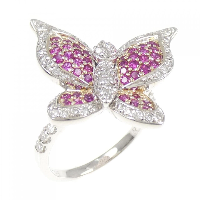 Nhẫn Ruby Bướm K18WG 0.55CT - Hàng hiệu Chính hãng 848759