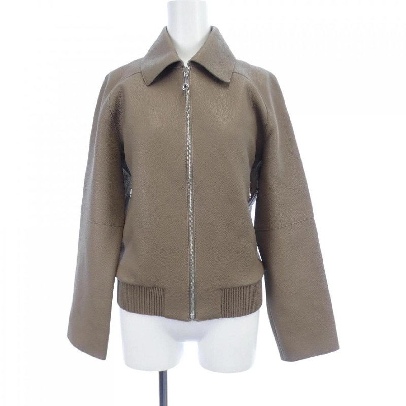 【Mã giảm giá】Áo khoác da HERMES 638052