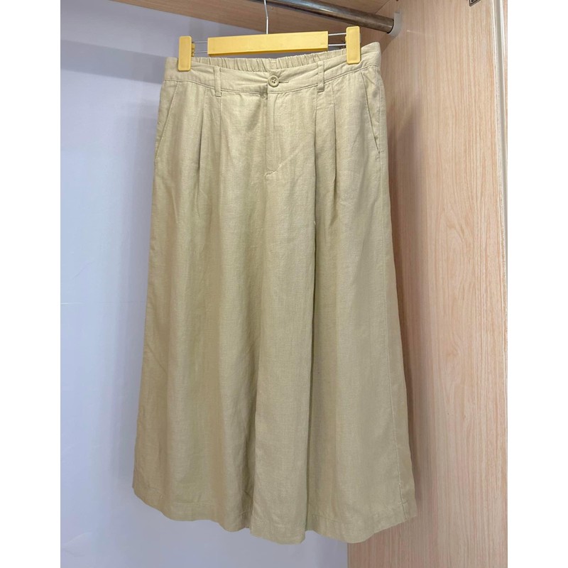 Áo Uniqlo size S , Quần linen dài 80cm, eo:76-80cm 192655