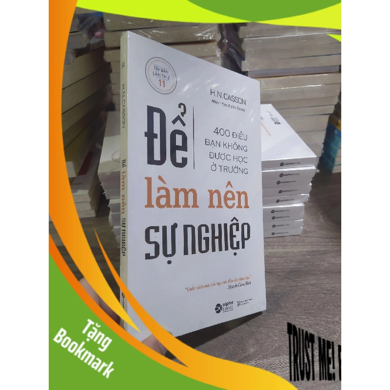 (TẶNG BOOKMARK) Để làm nên sự nghiệp mới 100% RBK1502 942826