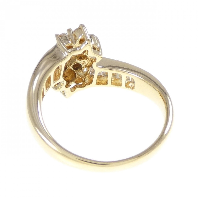 Nhẫn kim cương hoa K18YG 1.00CT 670763