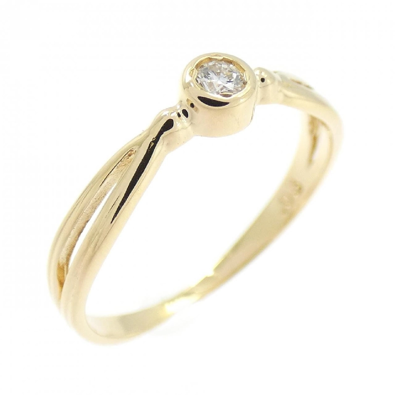 Nhẫn kim cương K18YG 0.03CT 668666