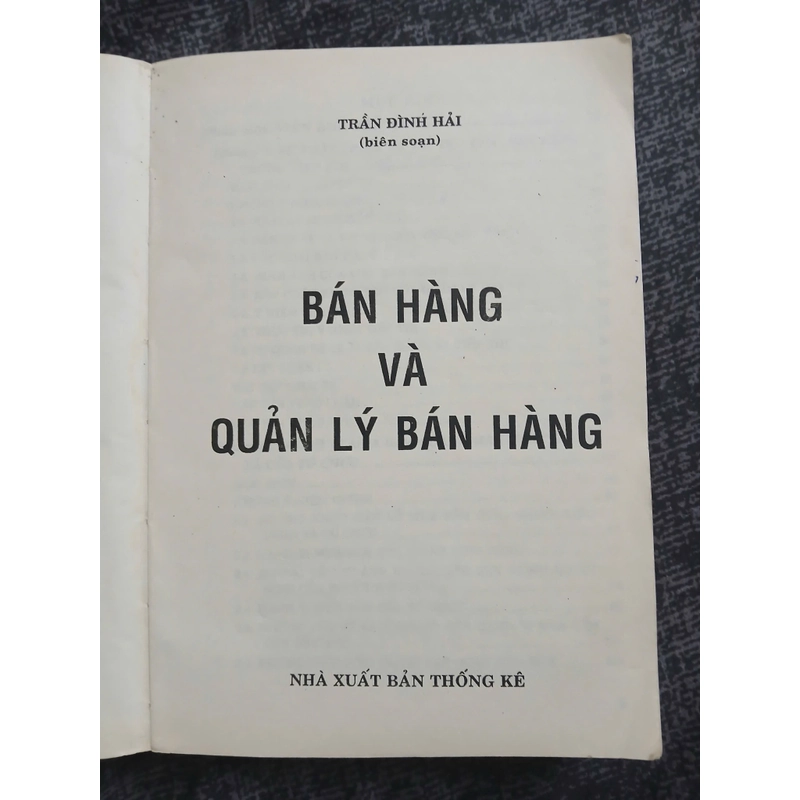 Bán hàng và quản trị bán hàng 501657