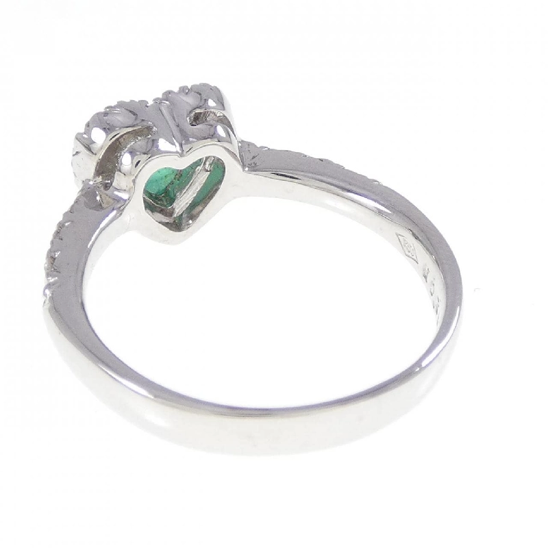 Nhẫn Emerald 750WG hình trái tim 0.39CT 669247