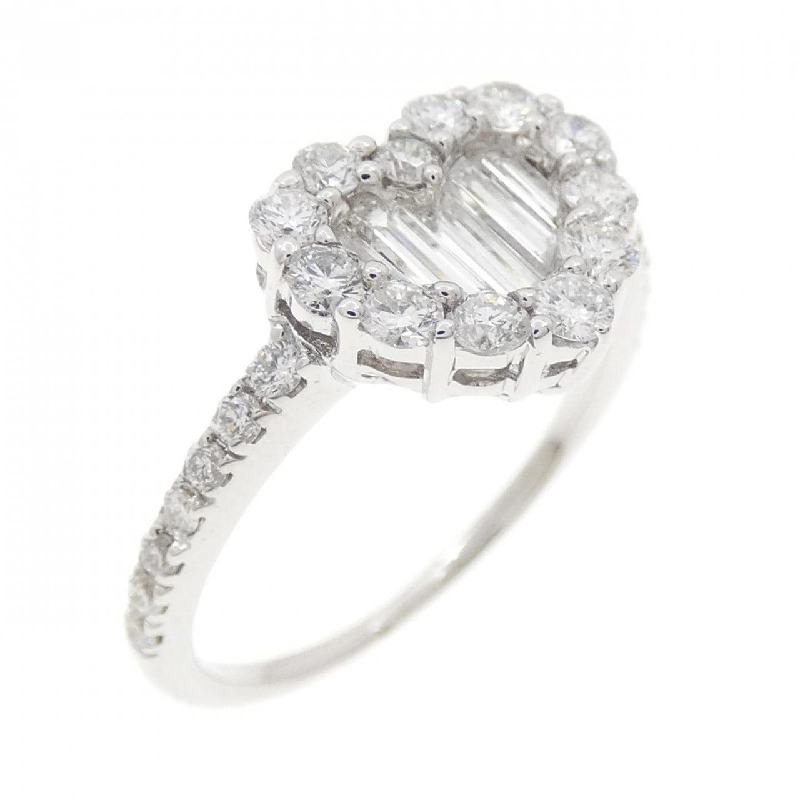 Nhẫn kim cương hình trái tim K18WG 1.00CT 669237