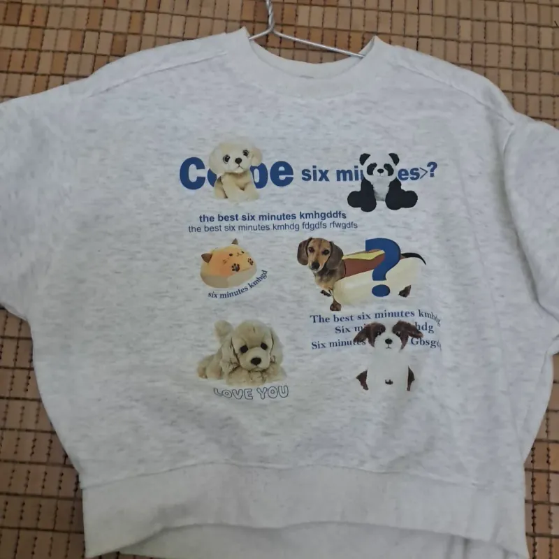 Áo ngắn tay mùa hè nữ form boxy, của brand xu min min, size l, còn mới 1010345