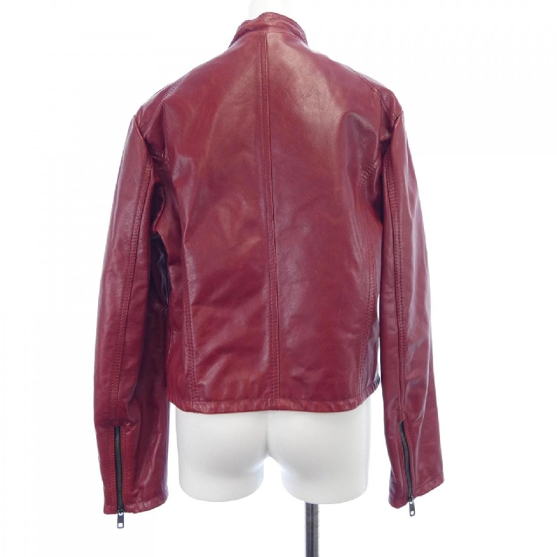 【Mã giảm giá】Dolce & Gabbana DOLCE&GABBANA Áo khoác da biker 640214