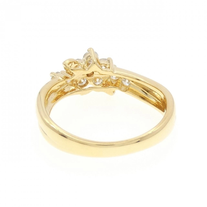 Nhẫn kim cương hoa K18YG 0.50CT 669203