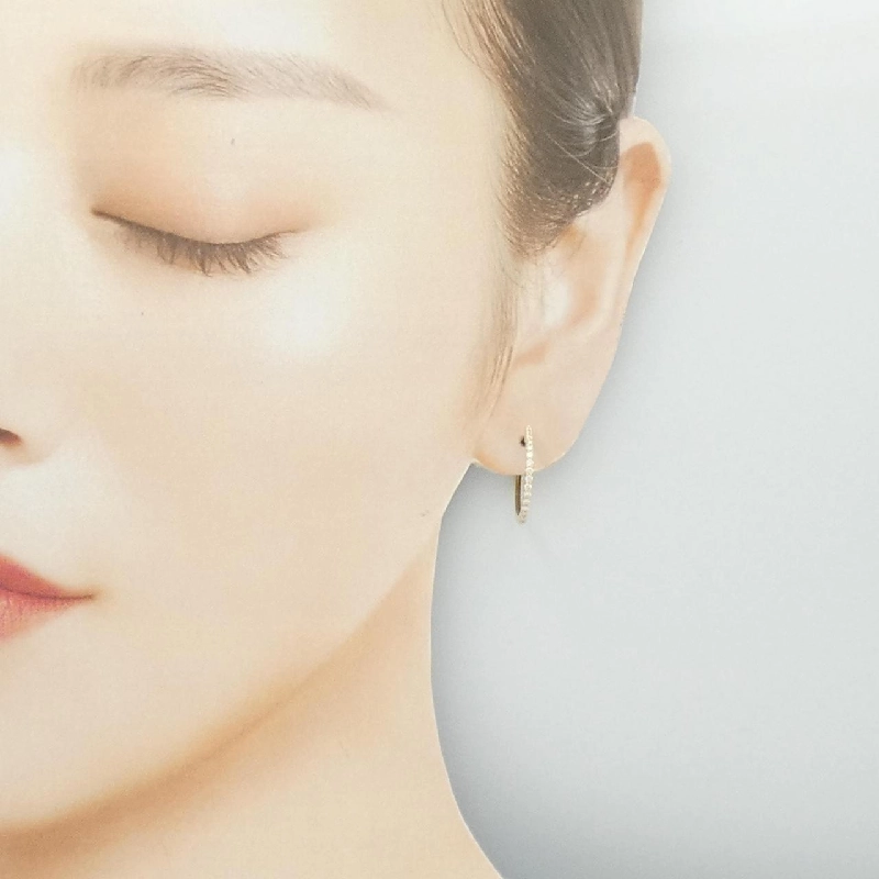 K18YG Bông tai kim cương 0.30CT - Hàng hiệu Chính hãng 873439