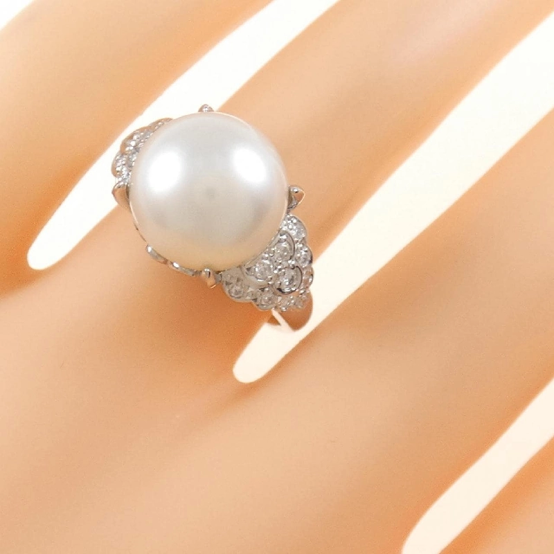 Nhẫn ngọc trai trắng PT 11.1mm - Hàng hiệu Authentic 855701